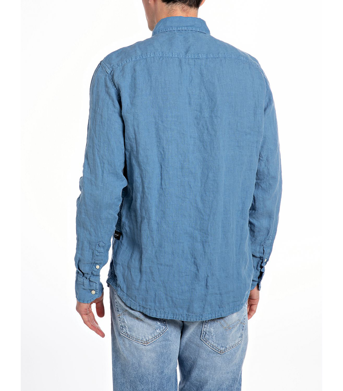 リネンレギュラーフィットシャツ 詳細画像 ライトインディゴ 2